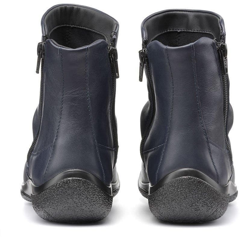 Hotter Hotter Women's Wide Fit 'Whisper' Ankle Boots in Navy - 4