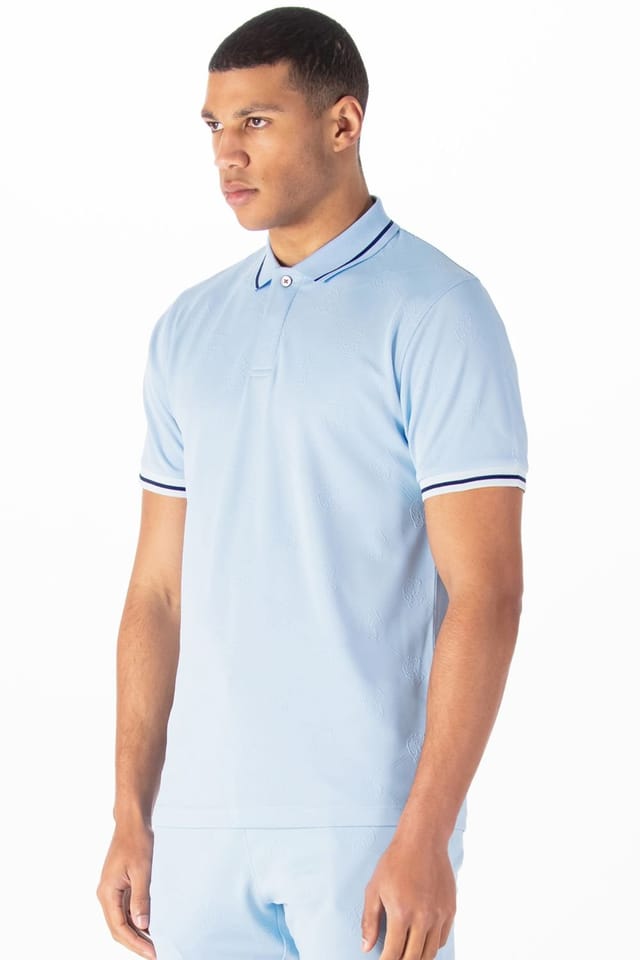 Luke 1977 Luke 1977 Men's Saxon Polo in Blue - 3