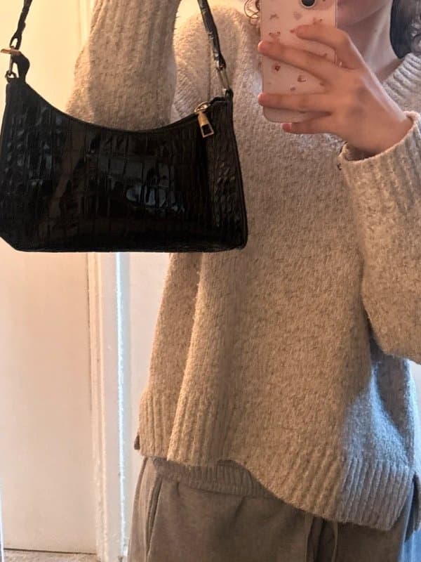 ASOS Black going out mini shoulder bag