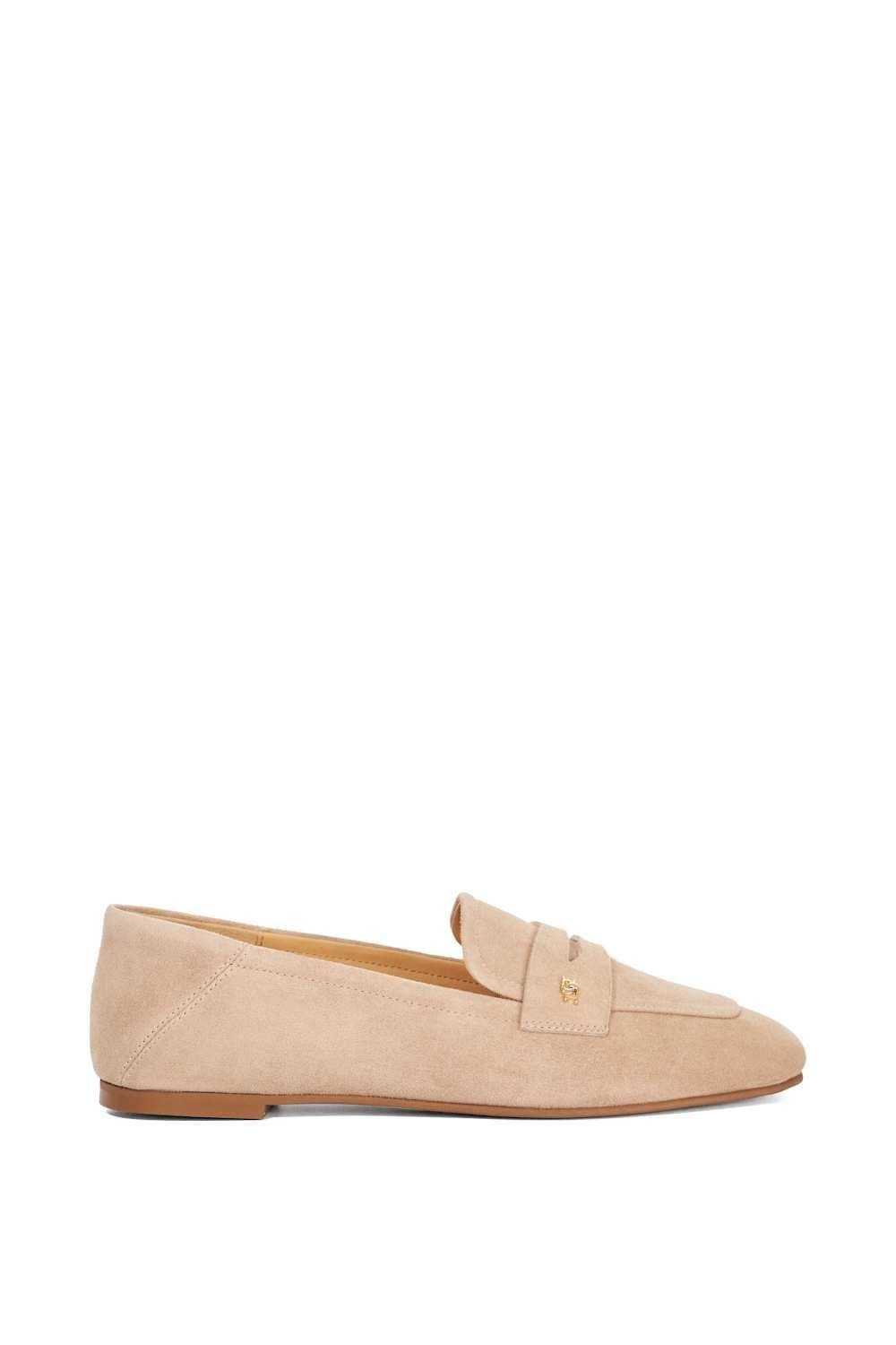 Dune London Dune London Women's 'Glances' Suede Loafers in Natural