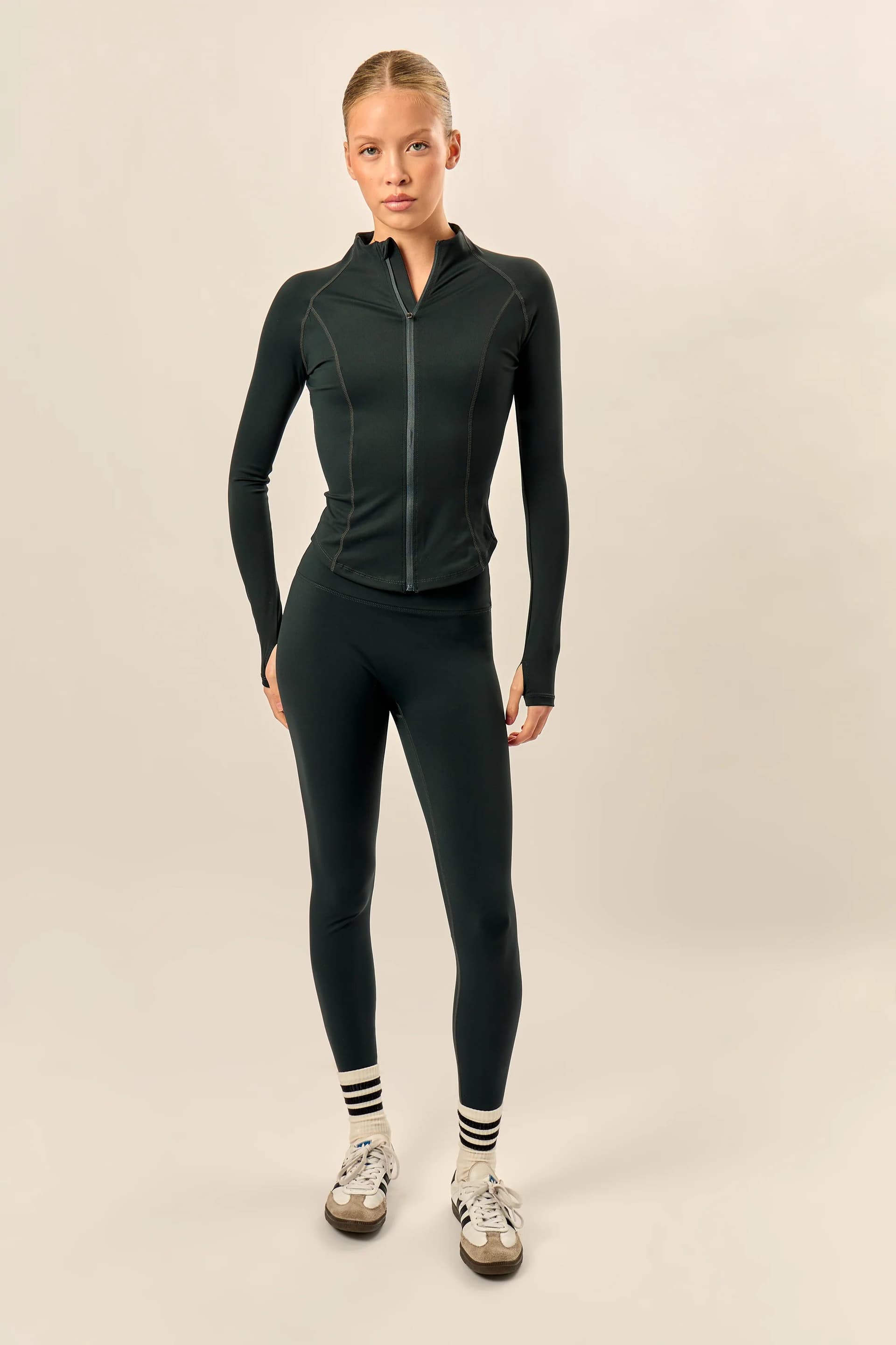 Kaiia Kaiia Sculpt Leggings Pine Green