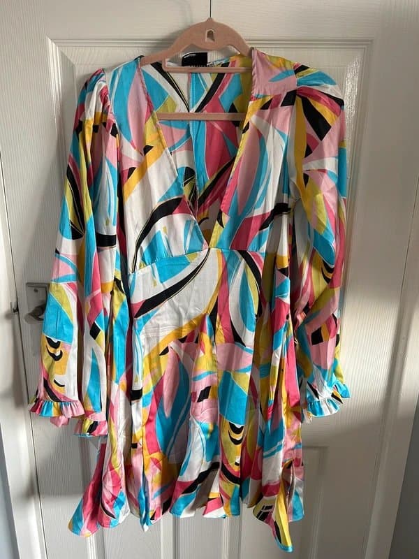 ASOS ASOS mini smock dress flared sleeves BNWT size 12