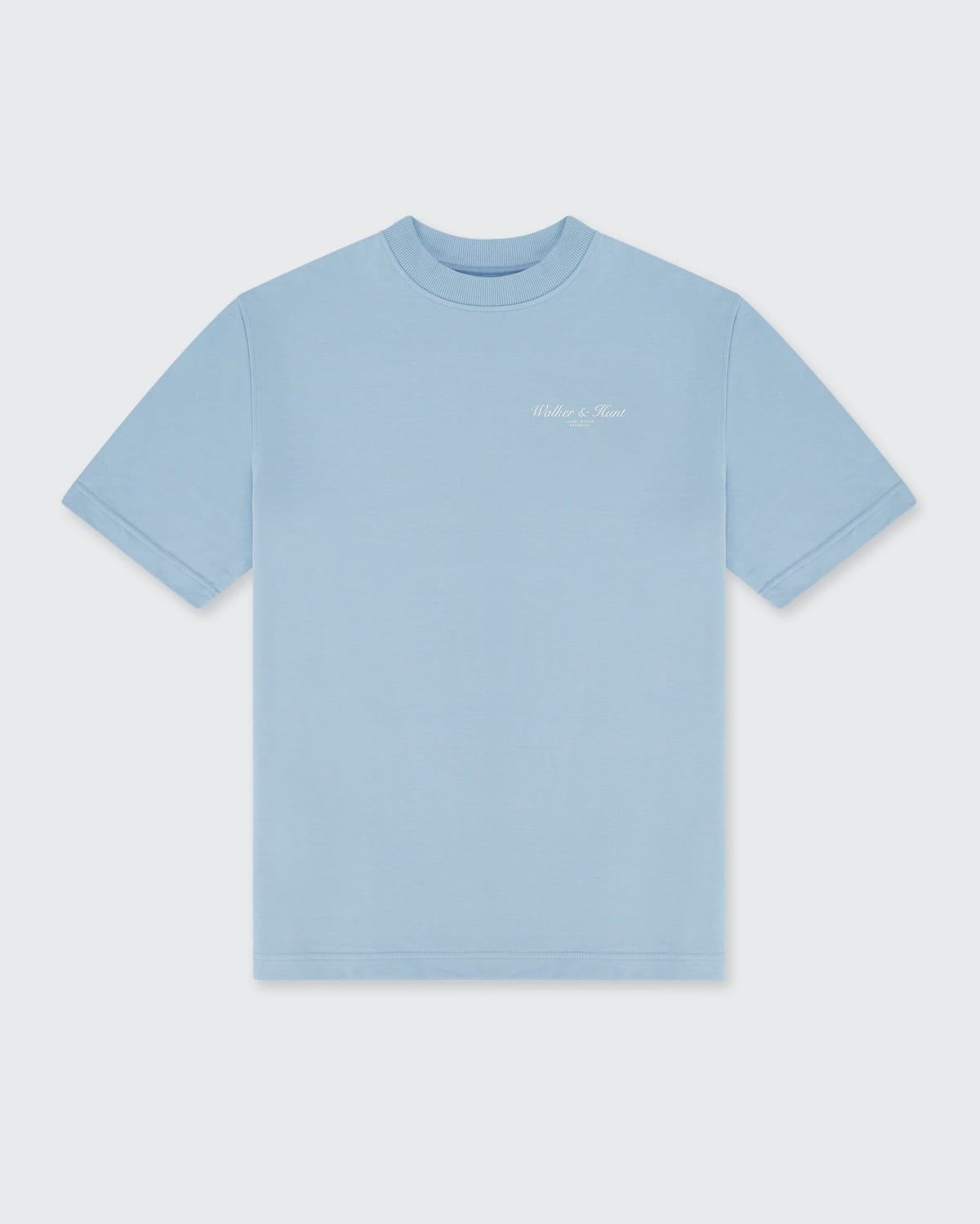 Walker & Hunt Walker & Hunt Men's Atelier' Tee in Baby Blue - 1