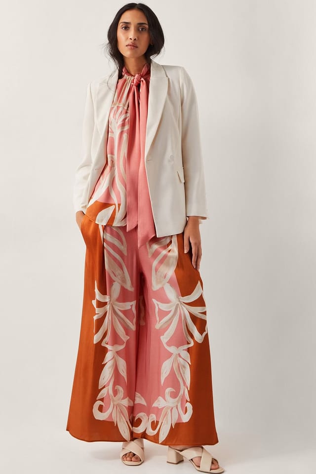 Monsoon Monsoon Women's Ashley Double-Breasted Blazer Ivory - 2