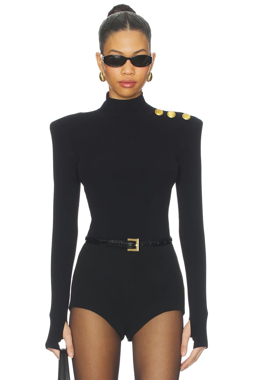 revolve Jennis Mockneck Knit Bodysuit