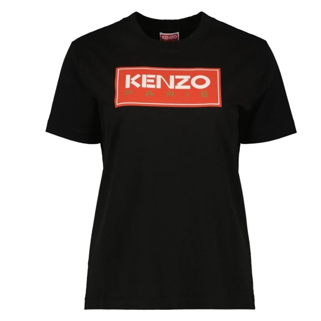 Kenzo Kenzo Men's Paris Block Logo Black T-Shirt