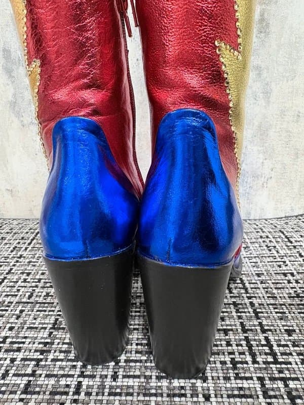 Topshop Wonder Woman festival Topshop size 5  custom design boots