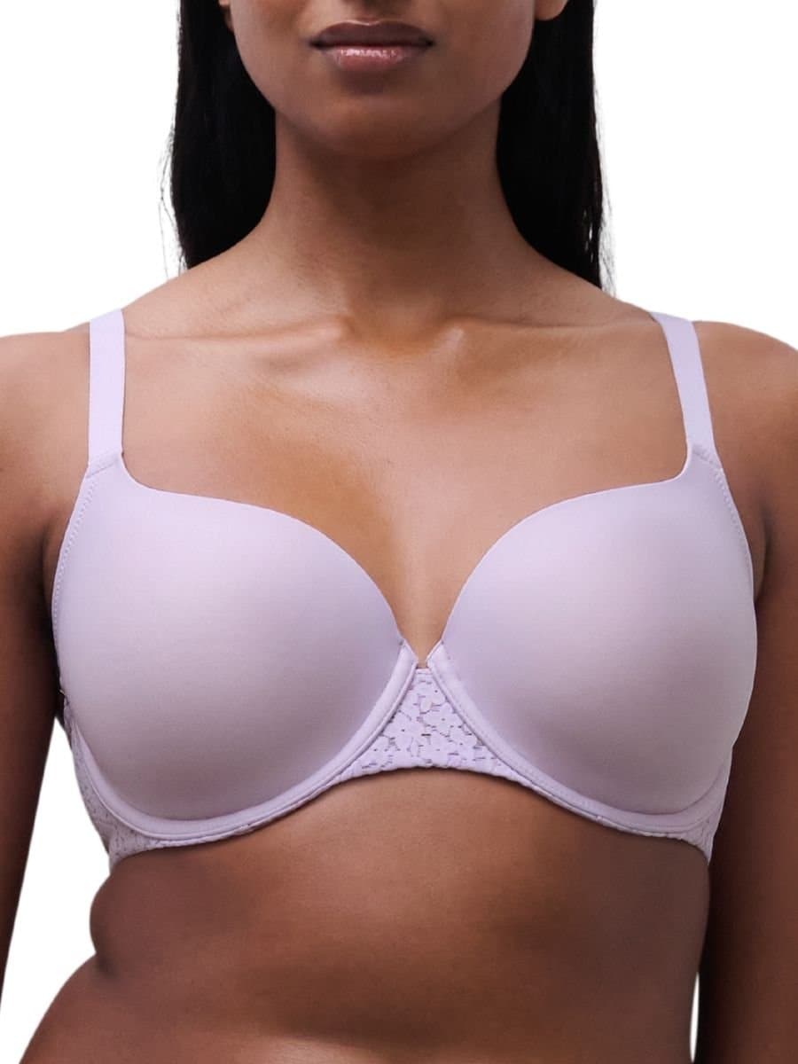 Chantelle Chantelle Women's Norah Covering T-Shirt Bra in Purple