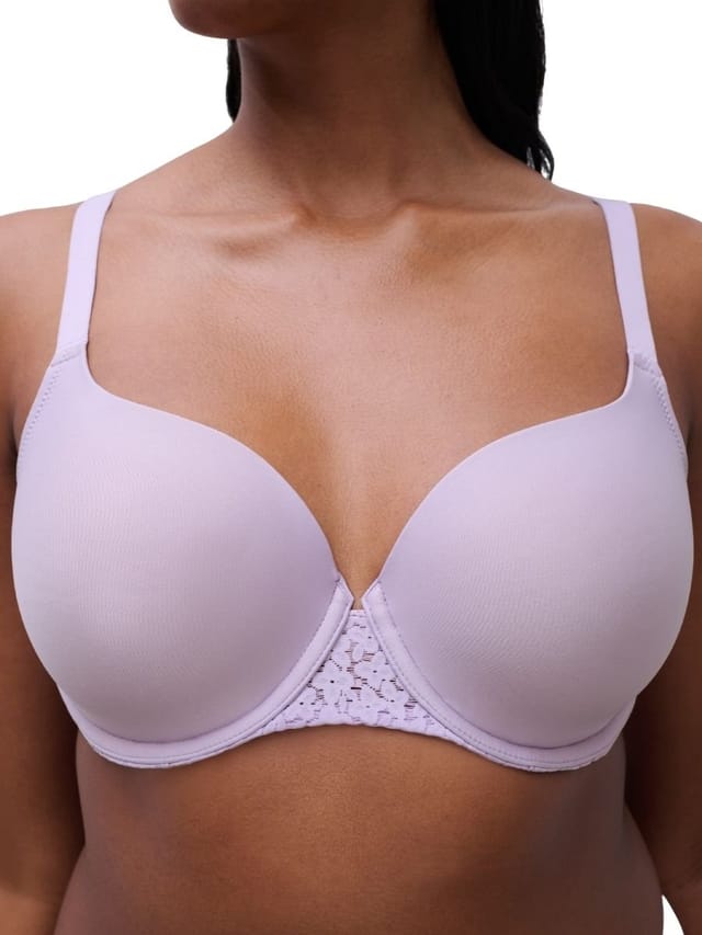 Chantelle Chantelle Women's Norah Covering T-Shirt Bra in Purple - 3