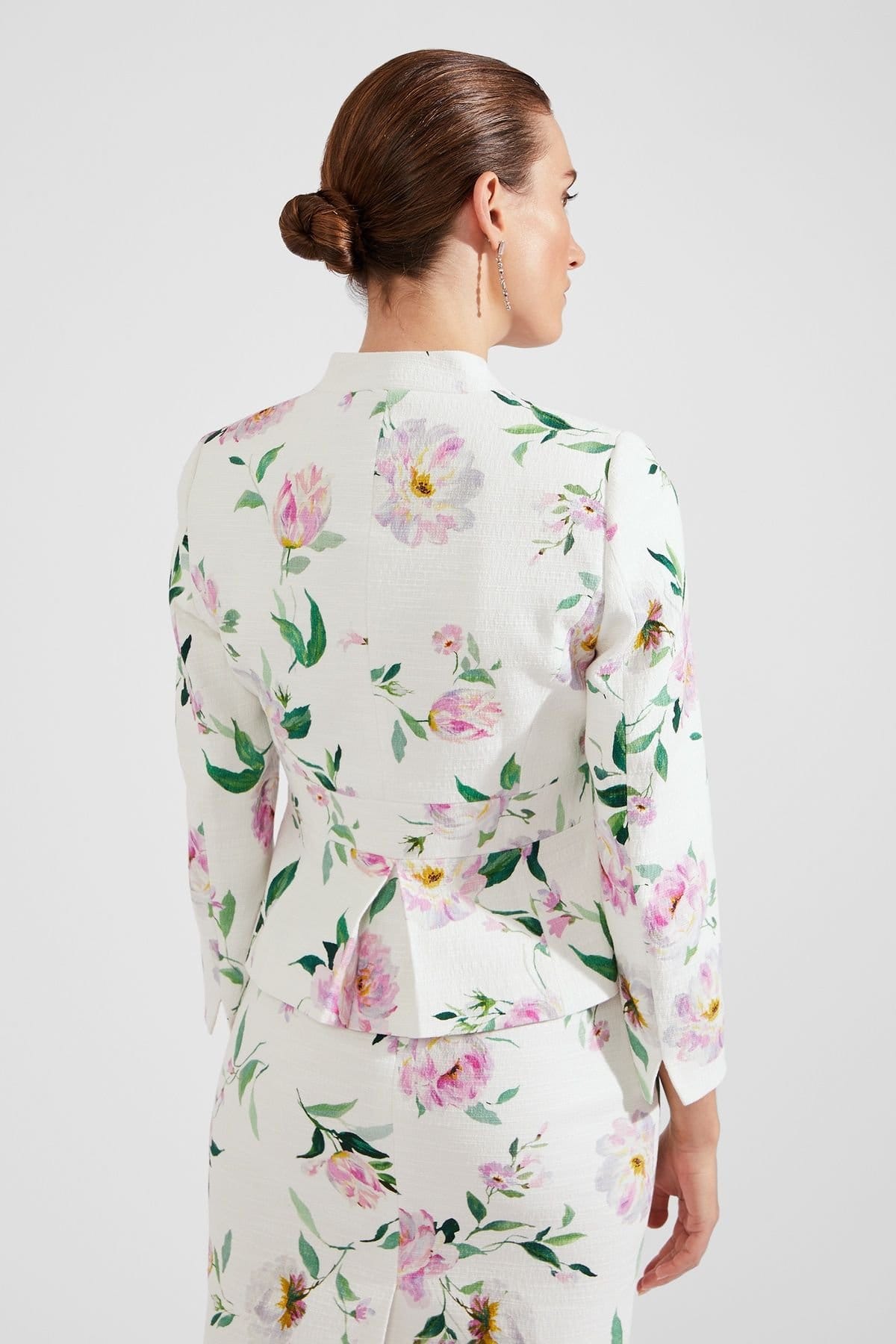 Hobbs London Hobbs London Women's Suzanna Tweed Jacket in White - 4