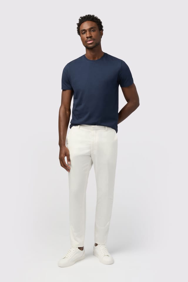 Melka Melka Men's Tailored Fit Chino in Beige - 2