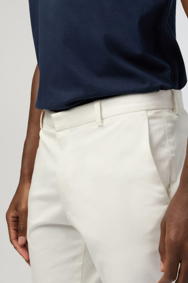 Melka Melka Men's Tailored Fit Chino in Beige - 3