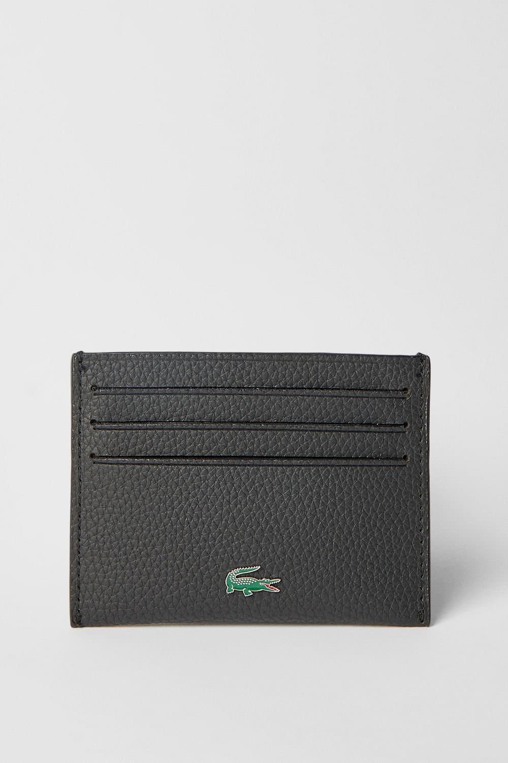 Lacoste Lacoste Men's Croc Logo Cardholder Black