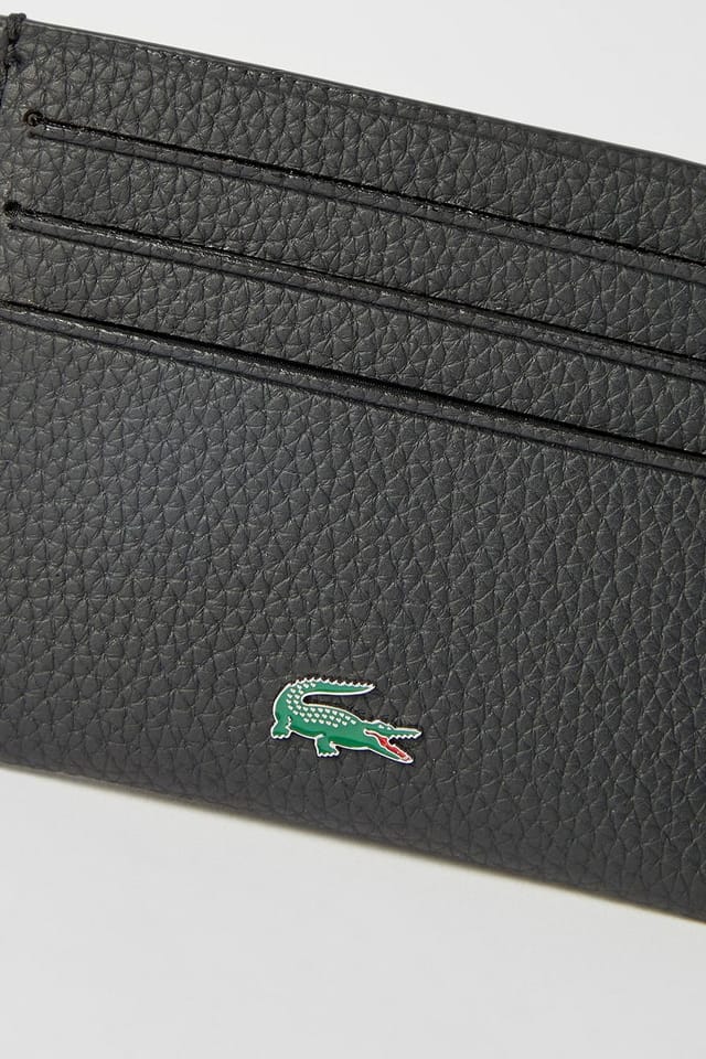 Lacoste Lacoste Men's Croc Logo Cardholder Black - 2
