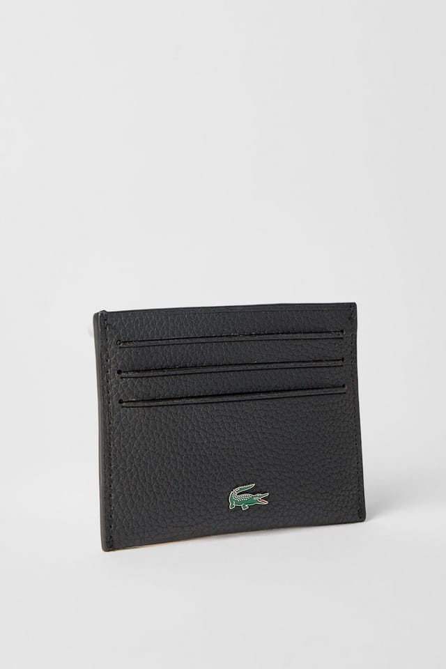Lacoste Lacoste Men's Croc Logo Cardholder Black - 3