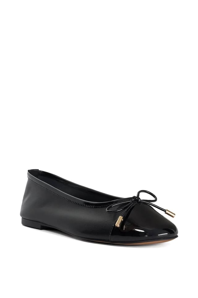 Dune London Dune London Women's 'Haliah' Leather Ballet Pumps in Black - 2