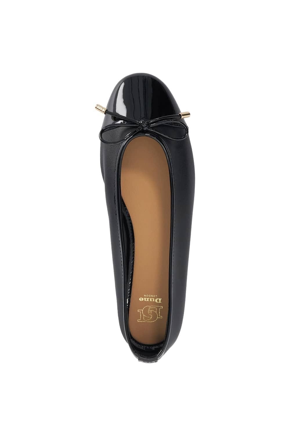 Dune London Dune London Women's 'Haliah' Leather Ballet Pumps in Black - 4
