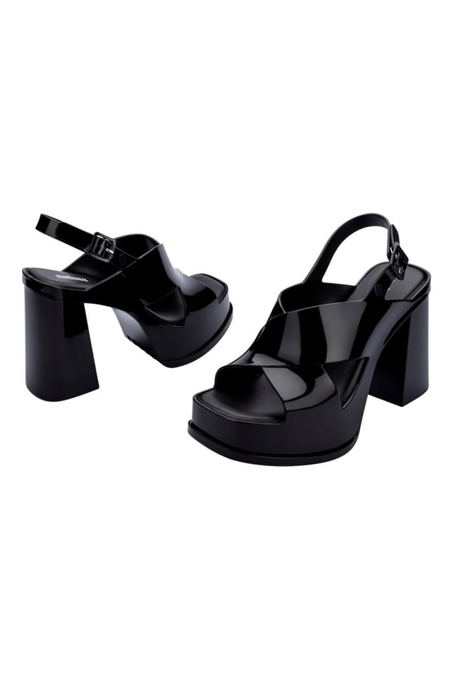 Melissa Shoes Melissa Shoes Women's Dance Jelly Heels in Black - 2