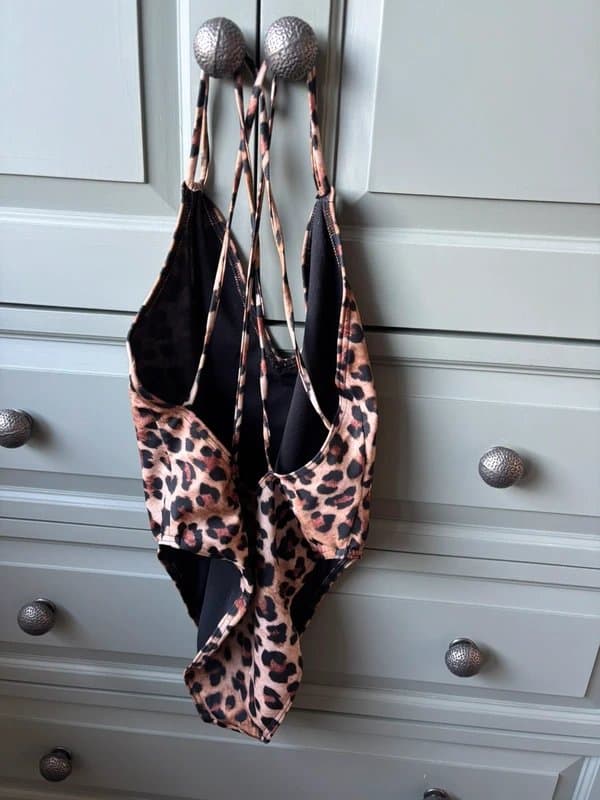 ASOS ASOS Leopard Print Swimsuit