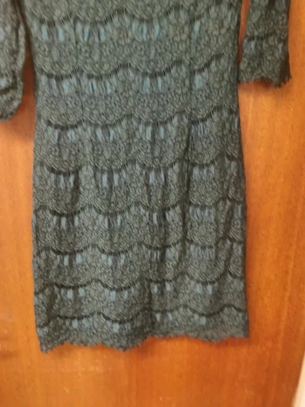 Apricot Stunning Dark Forest Green Fitted Lace Dress