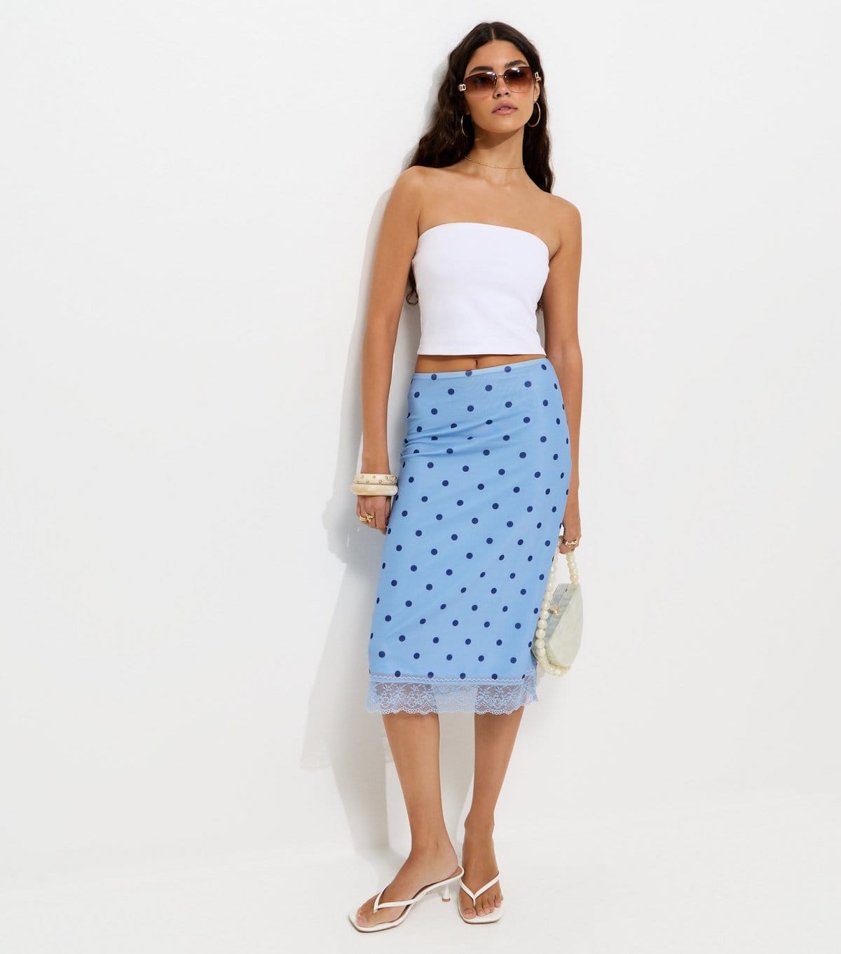 New Look Women's White Jersey Bandeau Top New Look - 4