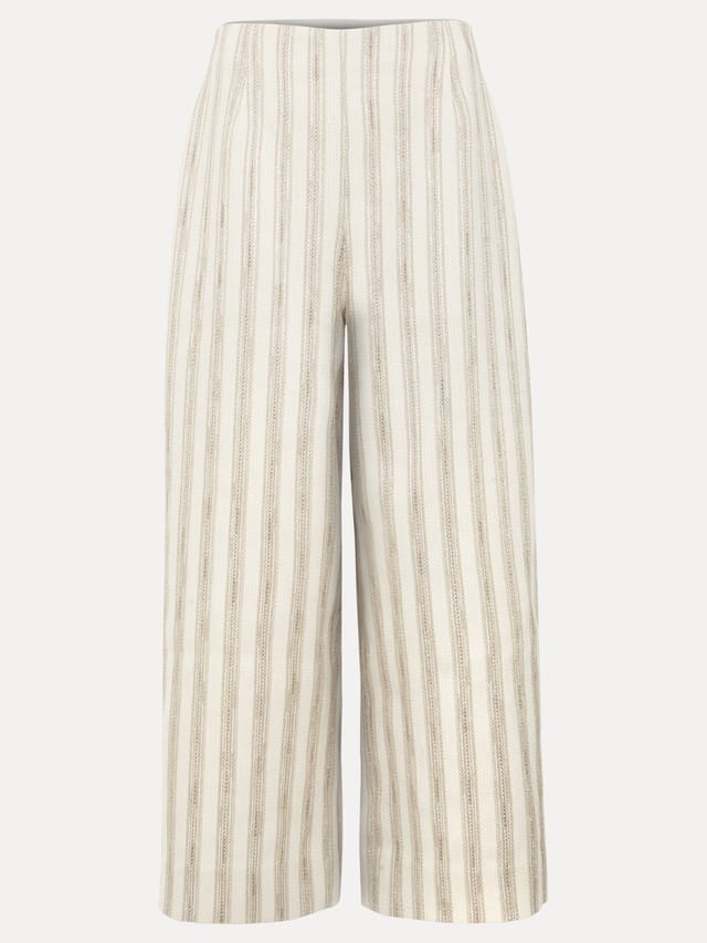 Phase Eight Phase Eight Women's Tabitha High Waist Suit Trousers in Ecru - 2