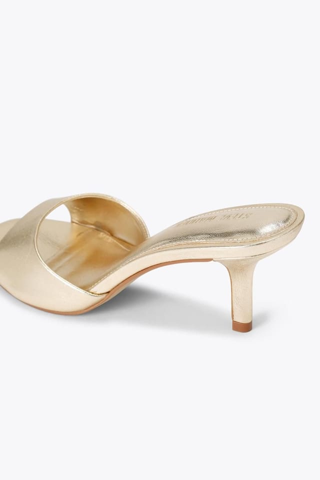 Steve Madden STEVE MADDEN Women's 'Kendrix Gold' Leather Heels in Gold - 3