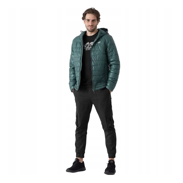 4F 4F Men's H4Z21 Jacket in Pale Green - 3