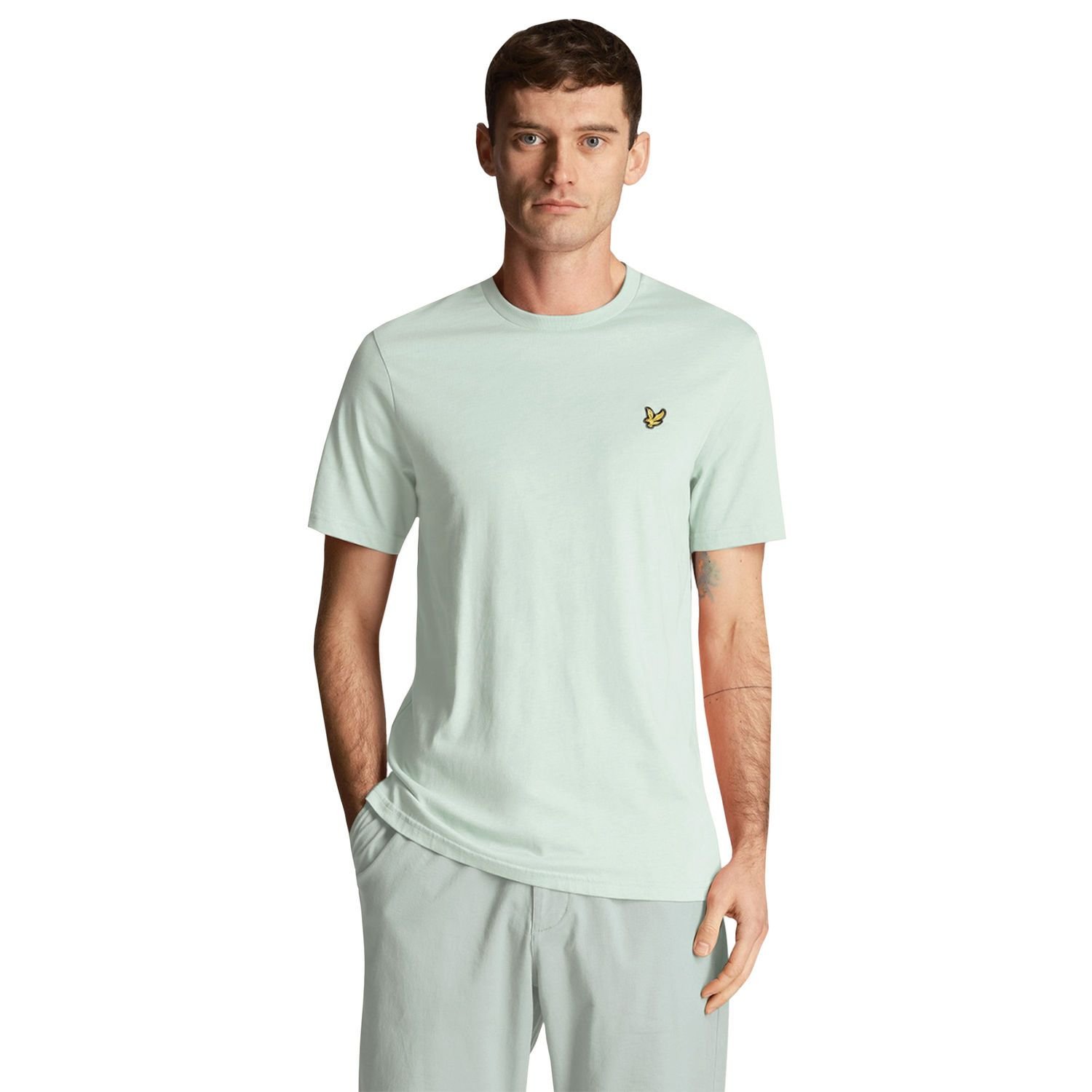Lyle & Scott Lyle & Scott Men's Plain T-Shirt in Green - 2