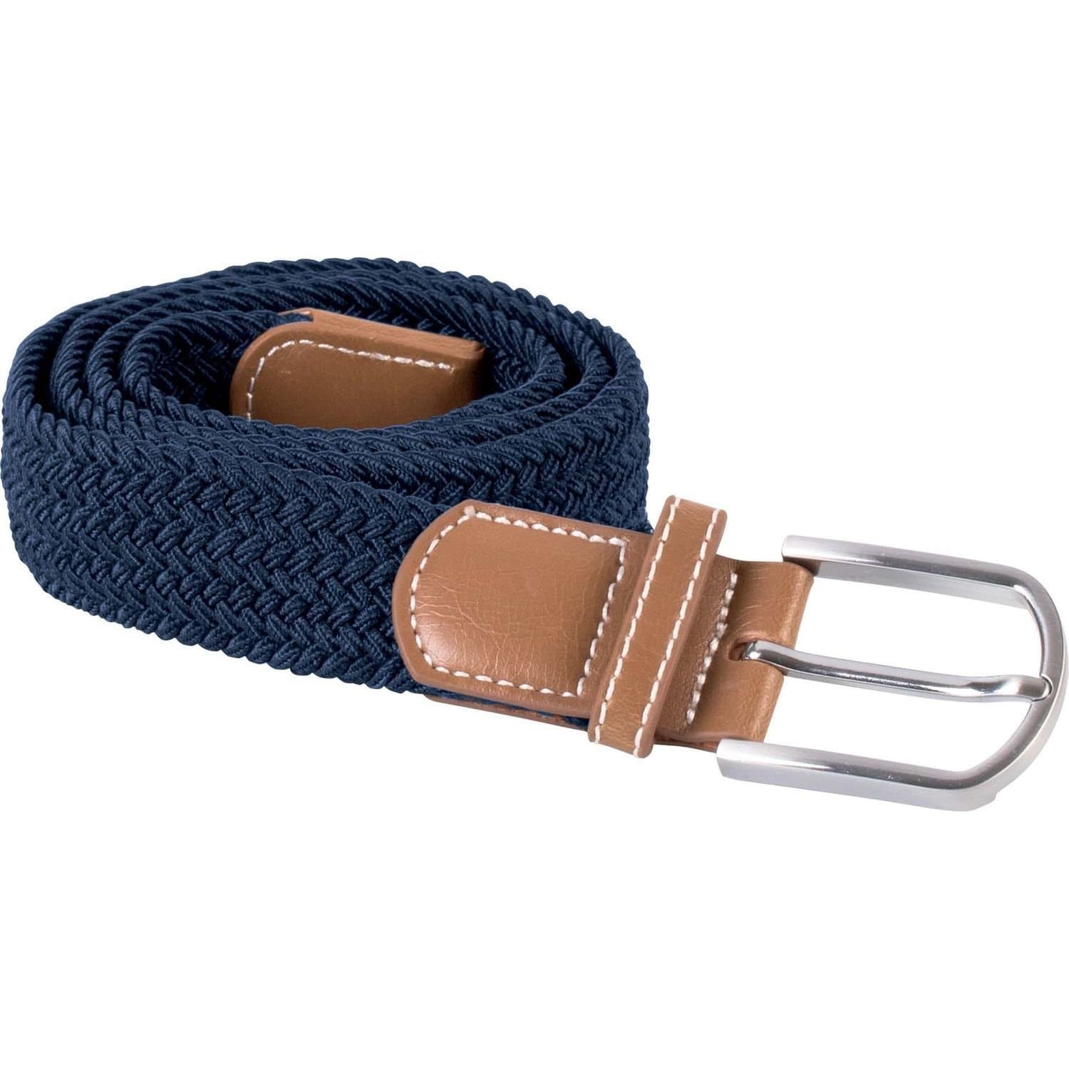 K-UP K-UP Men's Braided Elasticated Belt in Navy