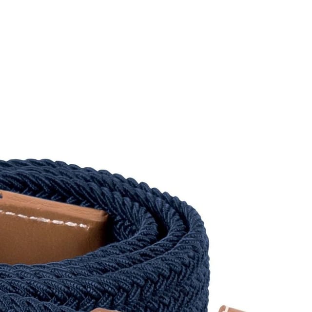 K-UP K-UP Men's Braided Elasticated Belt in Navy - 2