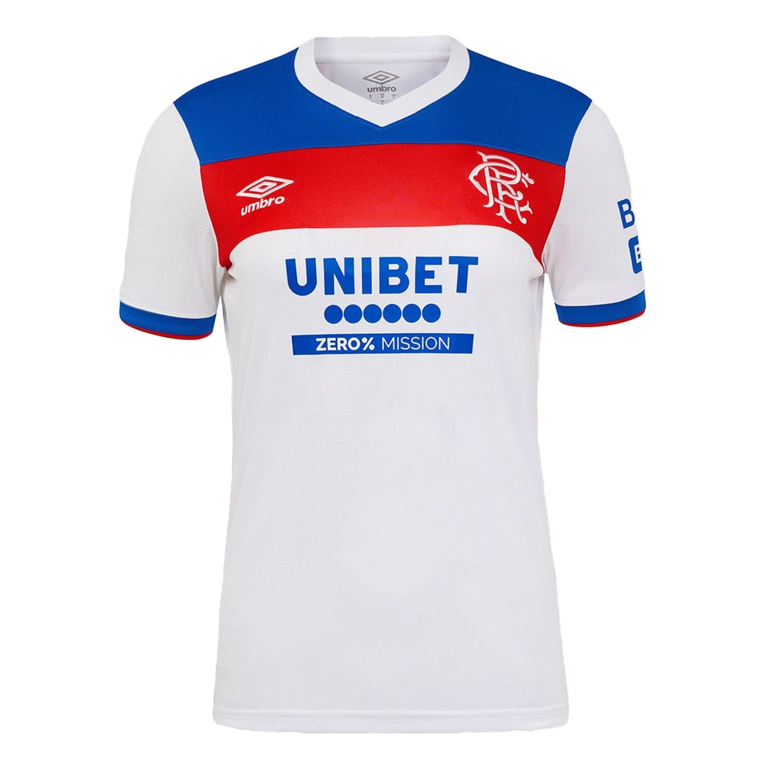 Umbro Umbro Women's 25 26 Rangers FC Short-Sleeved Away Shirt in Cool White