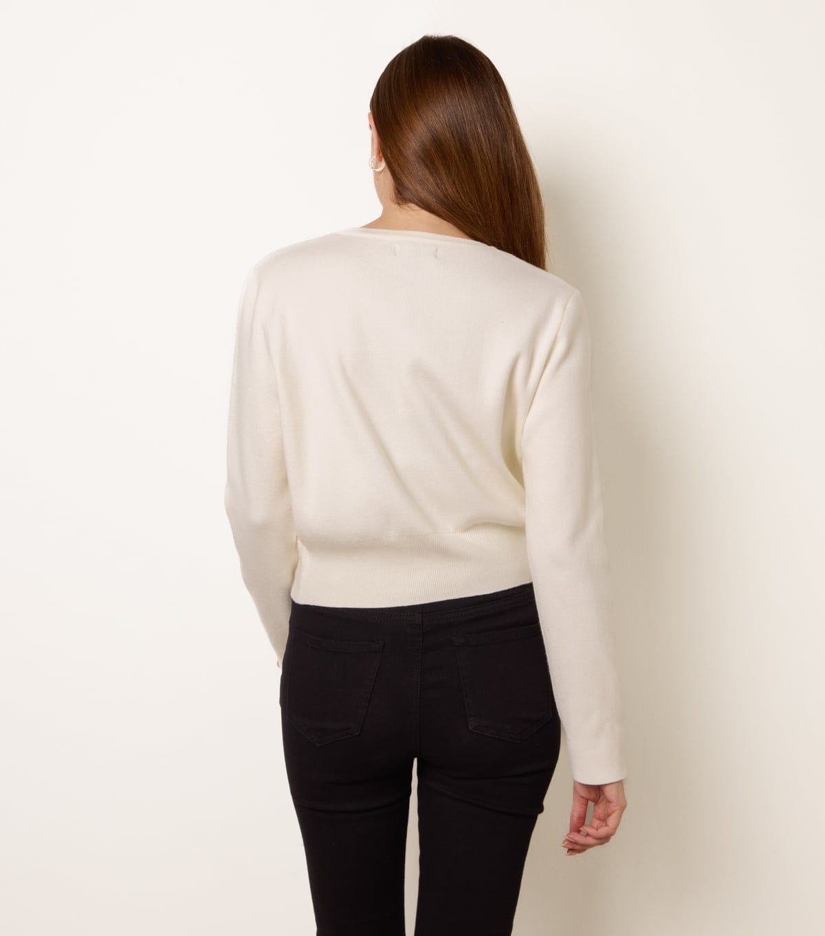 Blue Vanilla Women's White Button Detail Cardigan Blue Vanilla New Look - 4