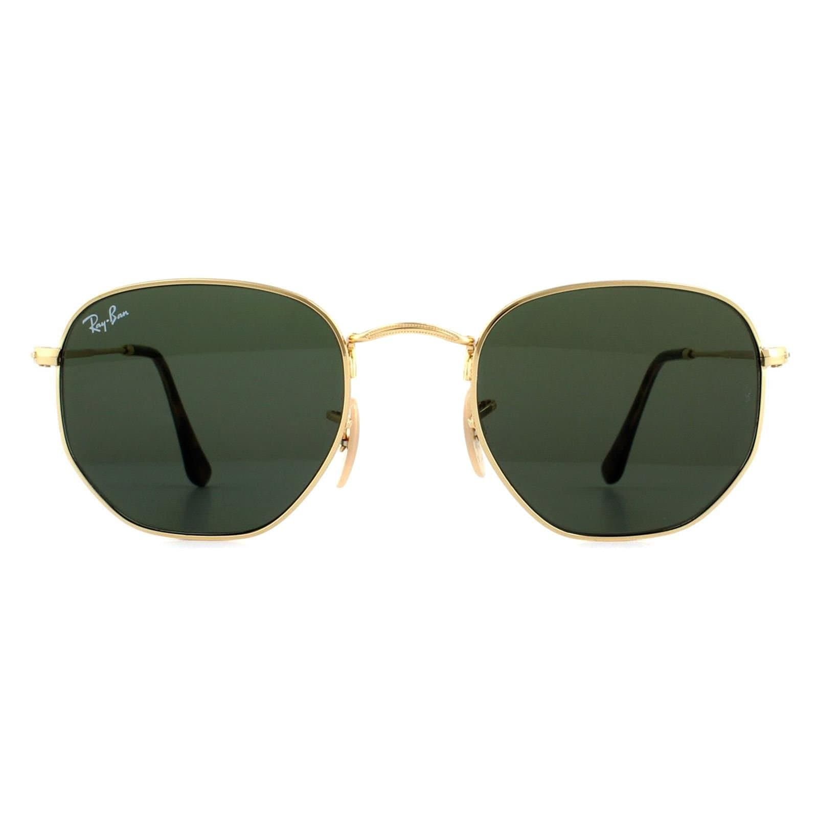 Ray-Ban Ray-Ban Men's Square Gold Green G-15 Sunglasses