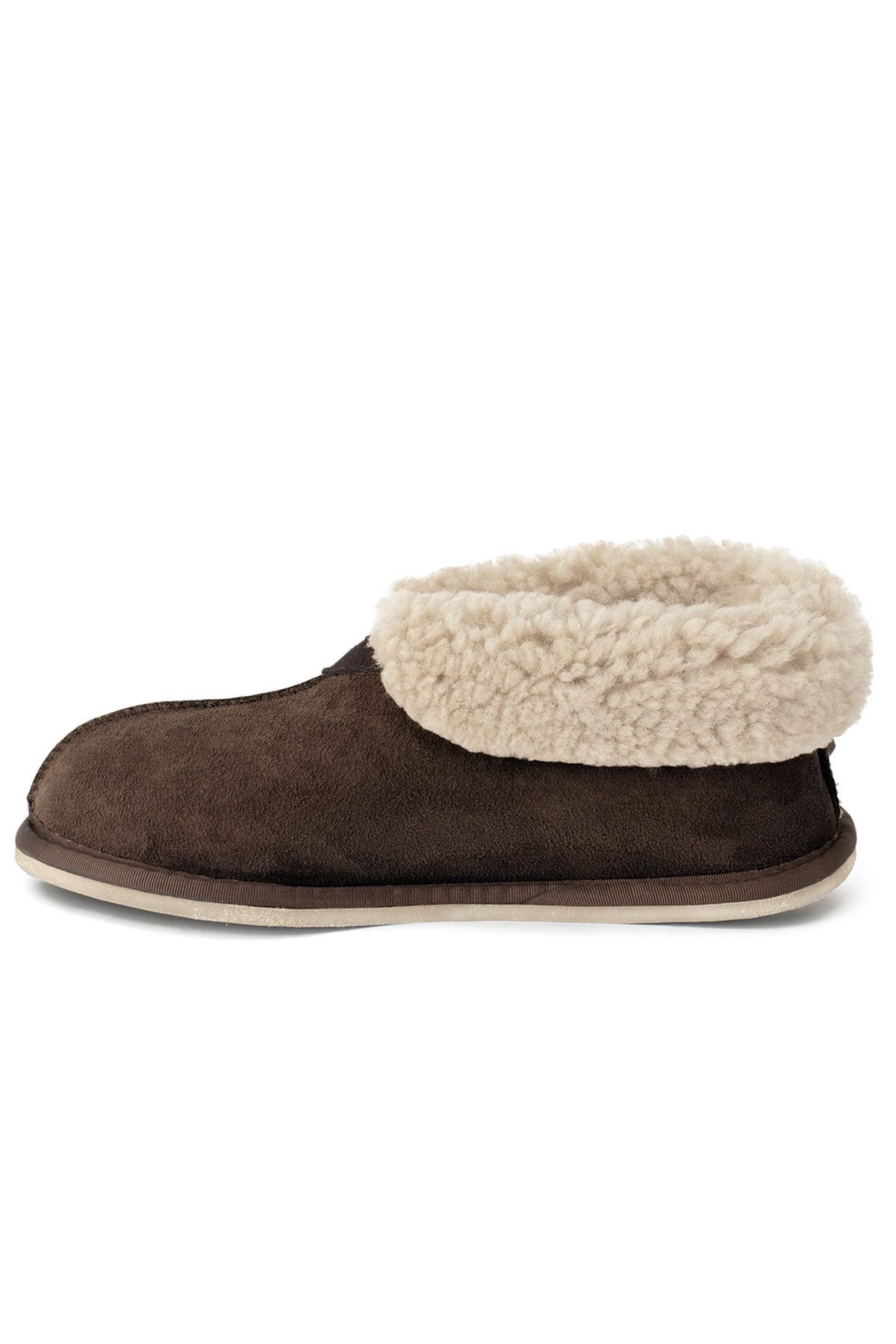 Celtic & Co Celtic & Co Women's ' Shearling Bootee Slippers in Chocolate - 3