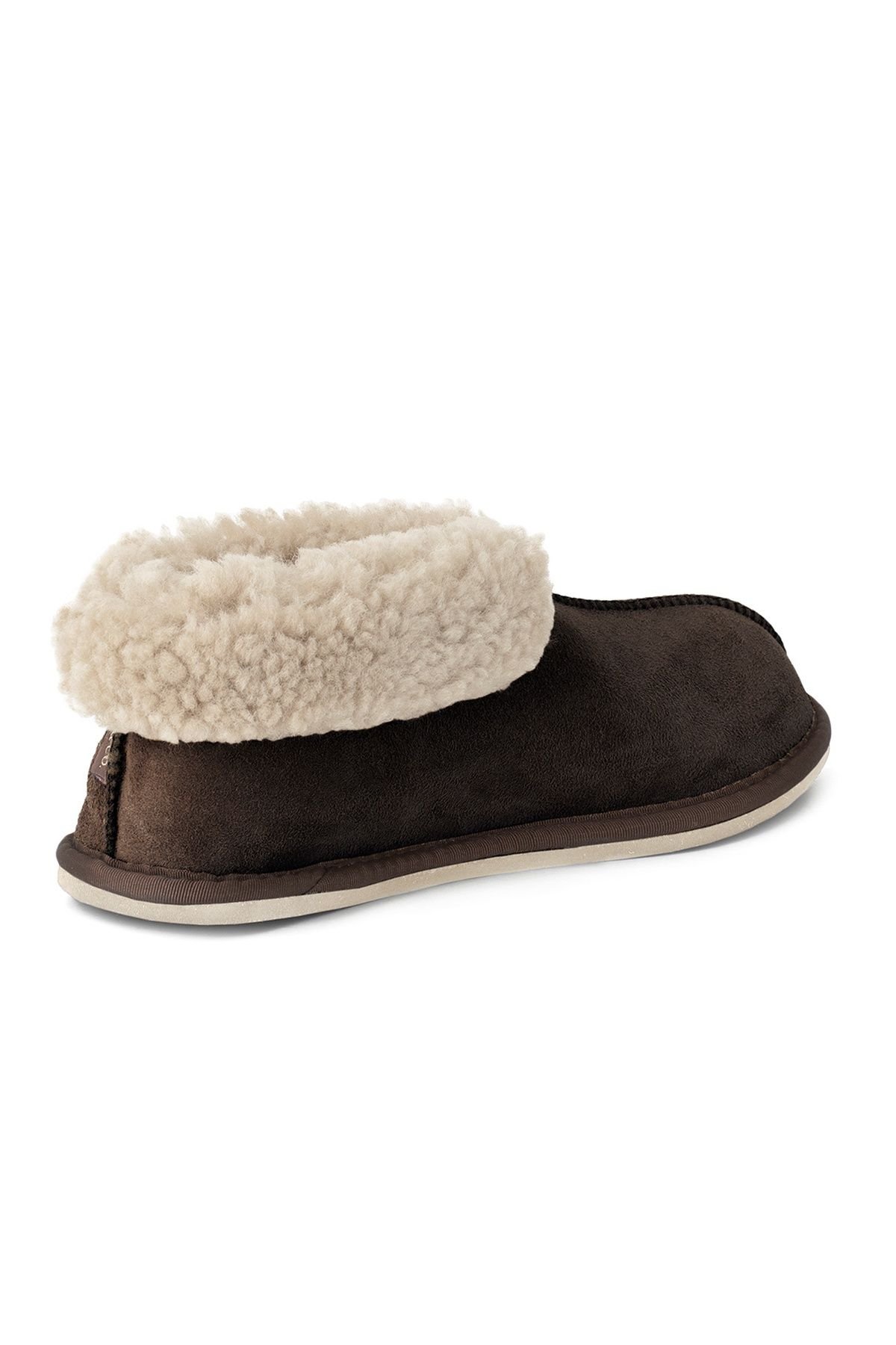 Celtic & Co Celtic & Co Women's ' Shearling Bootee Slippers in Chocolate - 4