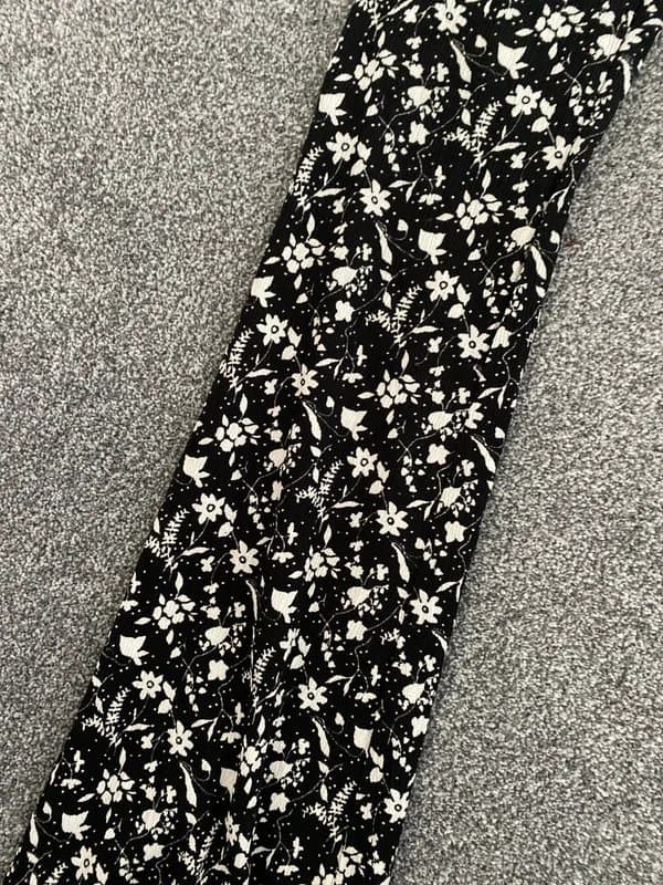 Topshop Stretch floral flare trousers