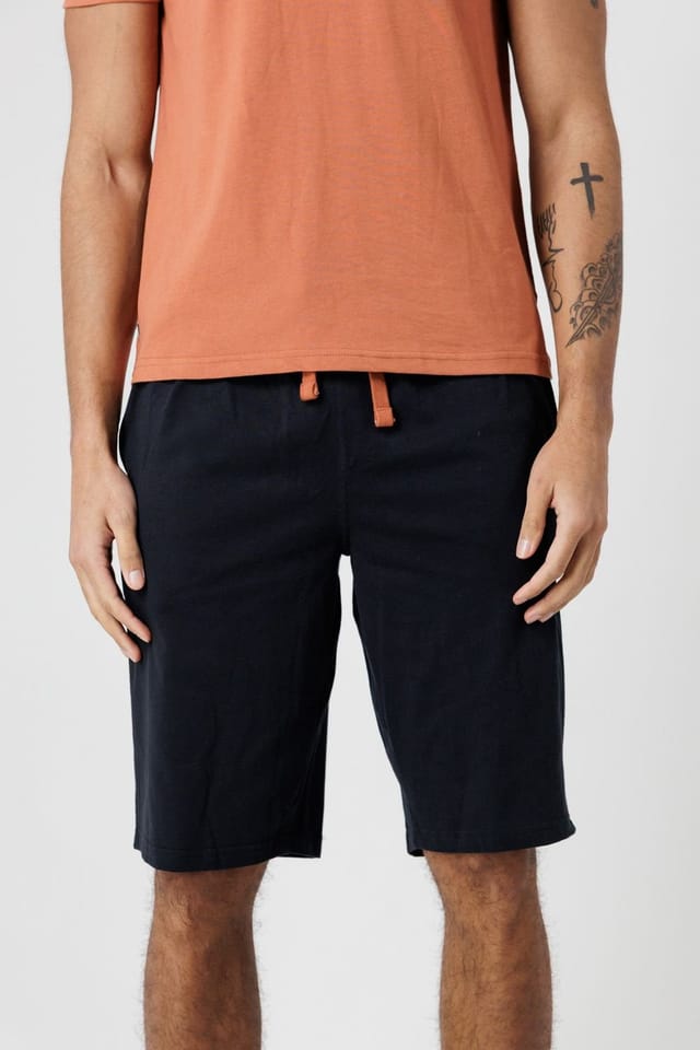 Tokyo Laundry Tokyo Laundry Men's Cotton Crew Neck T-Shirt & Shorts Pyjama Set in Copper - 3