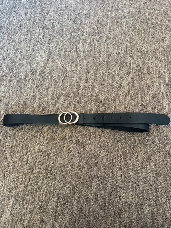 ASOS black leather belt