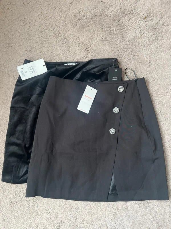 New Look 2 Black Mini Skirt Bundle