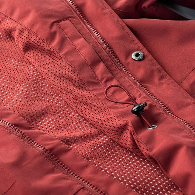 Iguana Iguana Men's Navy II Waterproof Jacket in Crimson - 3