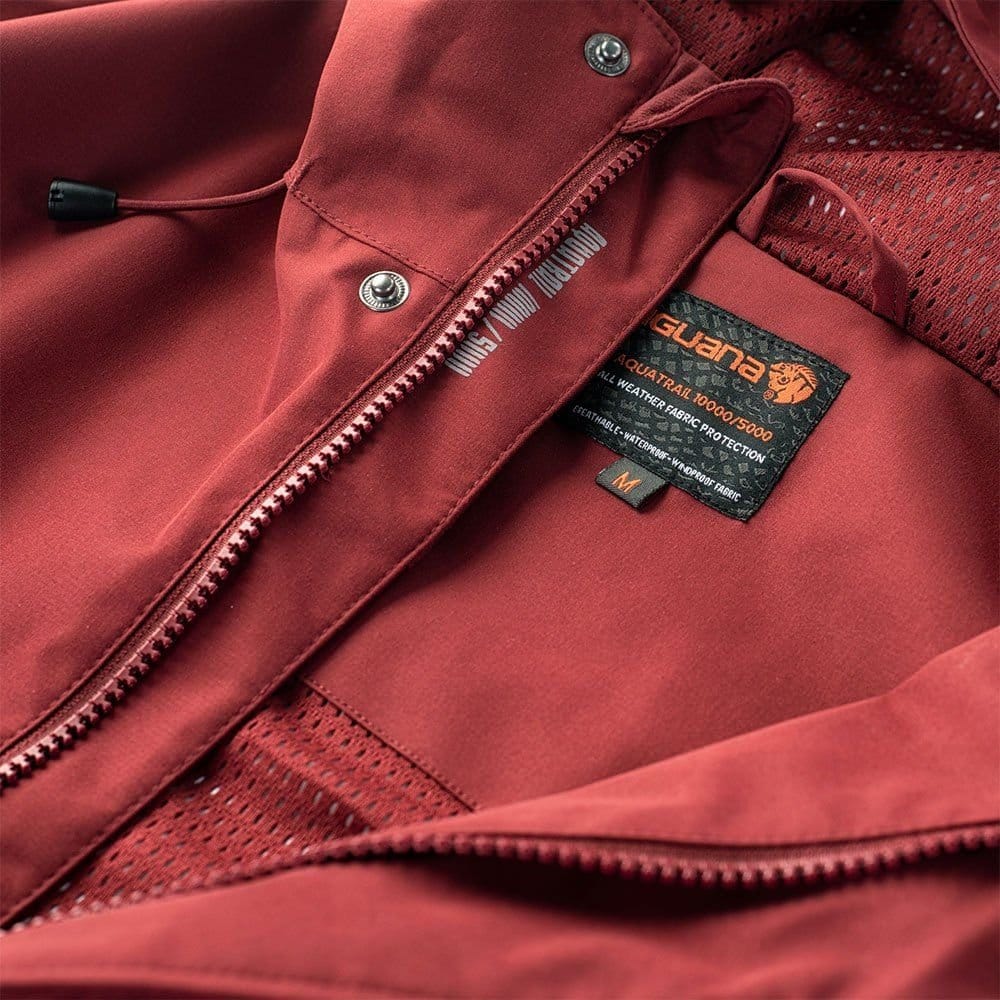 Iguana Iguana Men's Navy II Waterproof Jacket in Crimson - 4