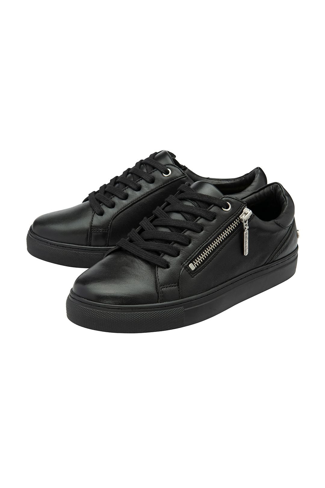 Ravel Ravel Women's 'Gage' Leather Zip-Up Trainers in Black - 2