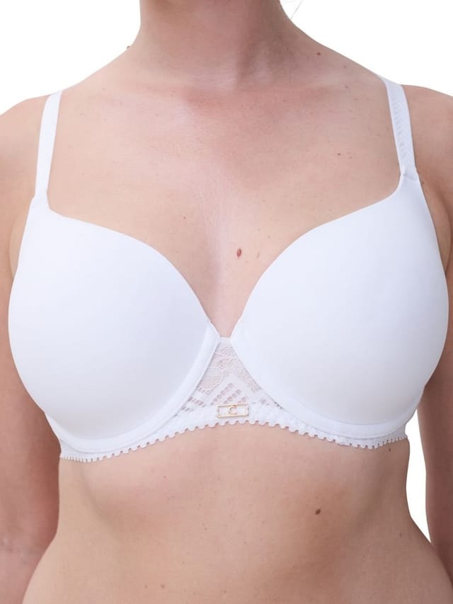 Chantelle Chantelle Women's Origins Covering T-Shirt Bra in White - 3