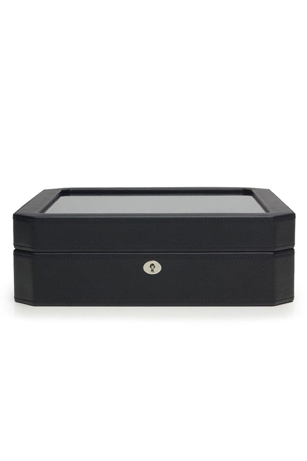 Wolf WOLF Men's Windsor 15 Piece Watch Box in Black - 1