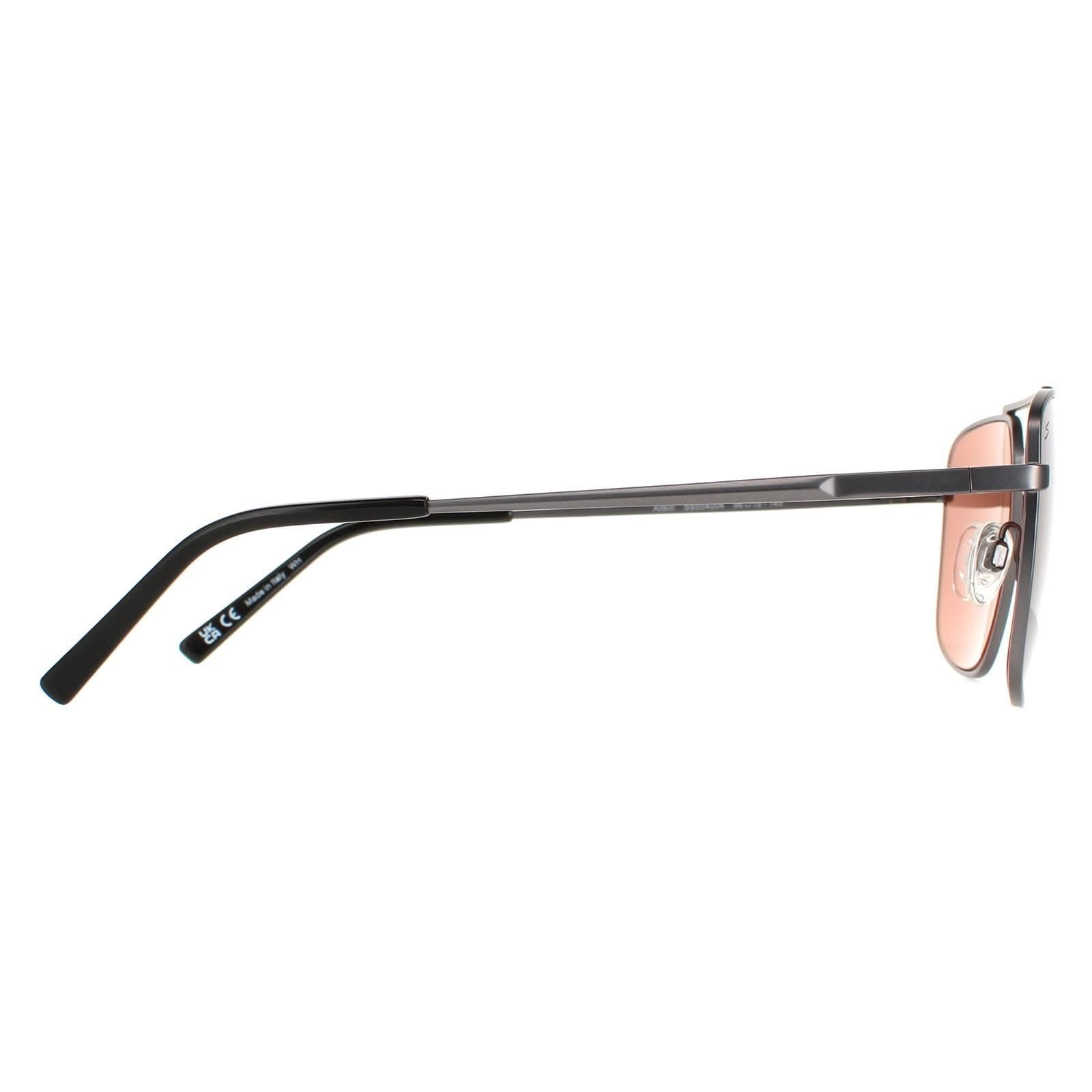 Serengeti Serengeti Men's Aviator Matte Gunmetal Saturn Polarized Sedona Aitkin in Grey - 4