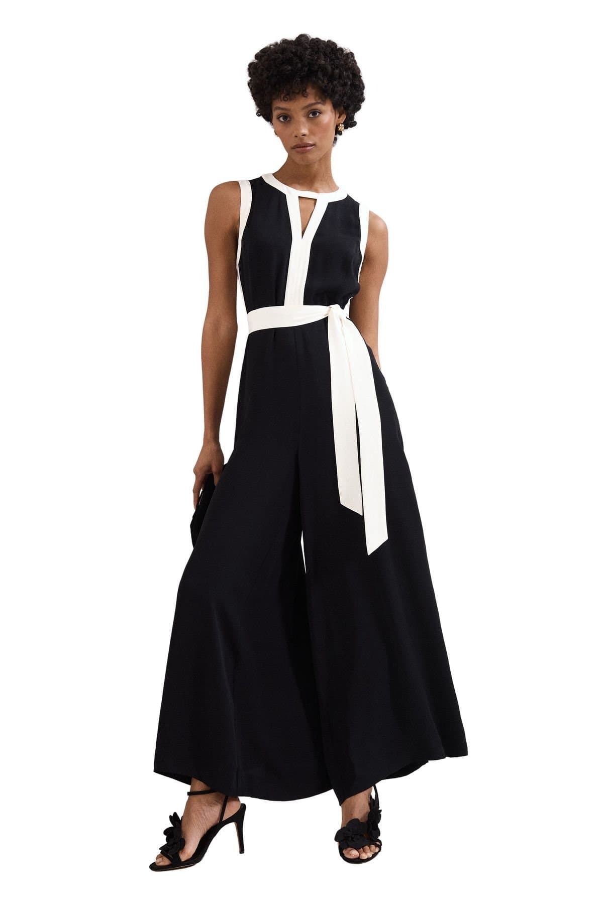 Phase Eight Phase Eight Women's Elowen Wide Leg Jumpsuit in Black
