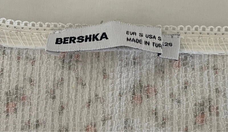 Bershka Backless floral dress