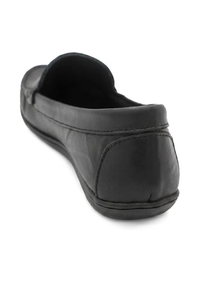 Pavers Pavers Women's Premium Leather Moccasins in Black - 3