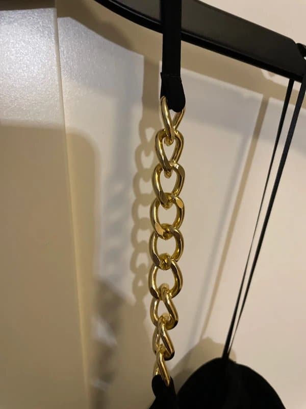 New Look New Look cowl neck crop top chain halter neck